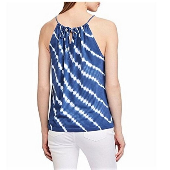 CHAPS by Ralph Lauren Sleeveless Tie Dye Top Sz L - Picture 2 of 8